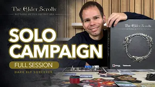 Elder Scrolls Solo Campaign Playthrough: Dark Elf Sorcerer | Betrayal Of The Second Era