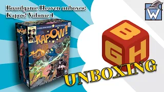 Boardgame Heaven Unboxing 200: Kapow! Volume 1 (Wise Wizard Games)