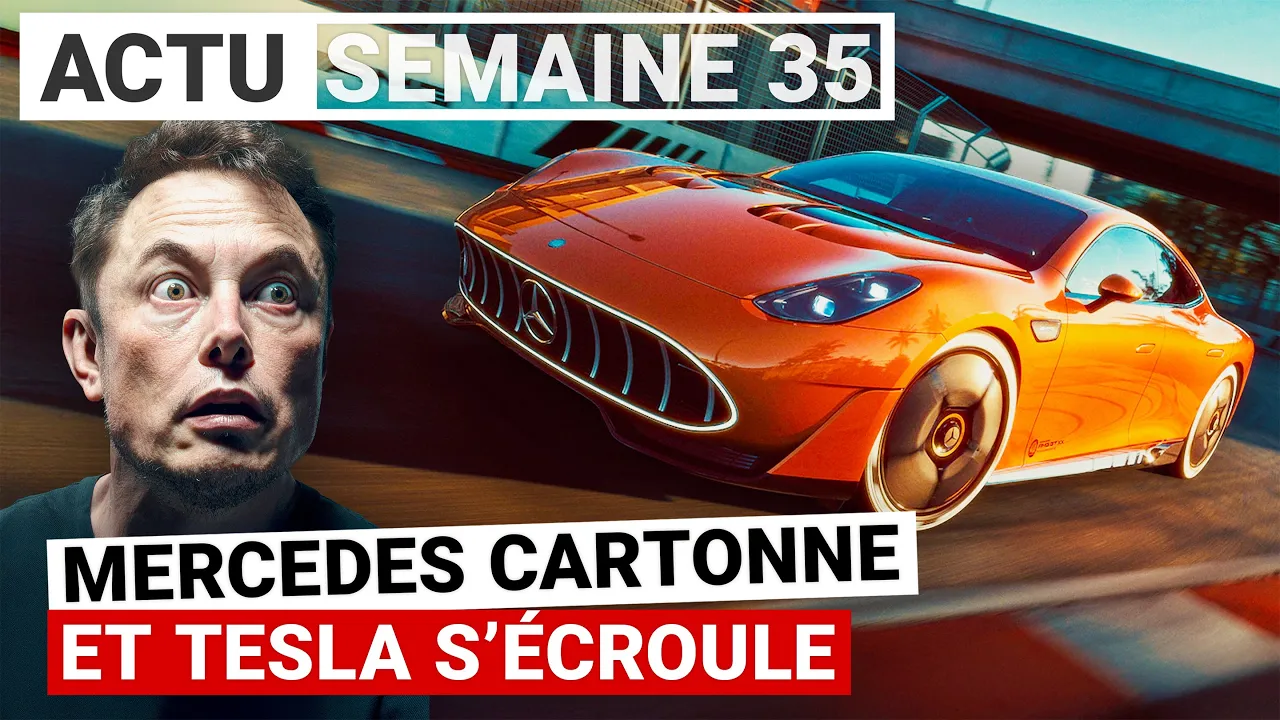 TESLA dégringole et MERCEDES bat tous les records !