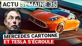TESLA dégringole et MERCEDES bat tous les records !