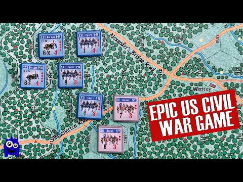 The Rock of Chickamauaga Overview & Giveaway! | Board Wargame | US Civil War | Flying Pig Games