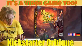 Slay the Spire: The Board Game - Kickstarter Critique Review