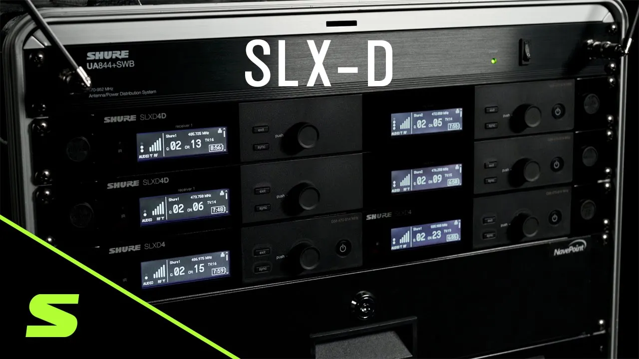 Product video thumbnail for Shure SLXD14/153T-J52 Combo System with MX153T Microphone - J52 Band