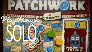 Patchwork - Solo Automa - This solo expansion is why you need to keep Patchwork in your collection