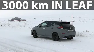 Road trip to Nordkjosbotn in Leaf 62 kWh part 1