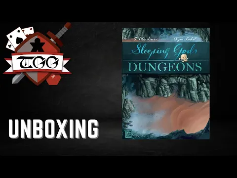 Sleeping Gods Dungeons Board Game Unboxing