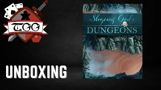 Sleeping Gods Dungeons Board Game Unboxing