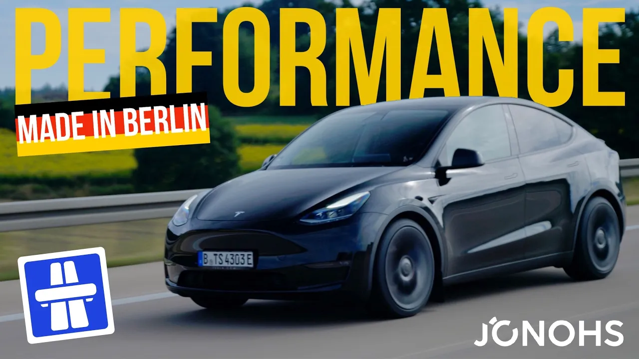 Tesla Model Y Performance Autobahntest - schnelle 320km