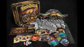 Hero Quest by Hasbro Full Play Through Using the Companion App, The Trial Quest.
