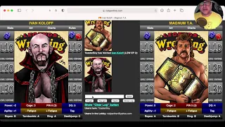 HOLLYWOOD WRESTLING 37 | HARLEY RACE v MANNY FERNANDEZ | LEGENDS OF WRESTLING FILSINGER GAMES