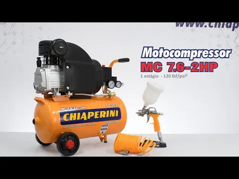 Motocompr. 7.6/21L 2HP-220 VOLTS S/KIT - Chiaperini