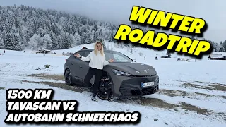 Winterschock im E-Auto? 1500 km Cupra Tavascan VZ Bayern Roadtrip.