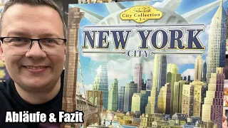 New York City - Stefan Feld City Collection 3 (Queen Games) - Abläufe und Fazit