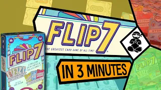 Flip7 - How to Play in 3 minutes - BoardgameNinja Rules Explainer