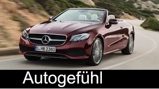 Mercedes E-Class Cabrio / Convertible Preview new neu 2017/2018 - Autogefühl