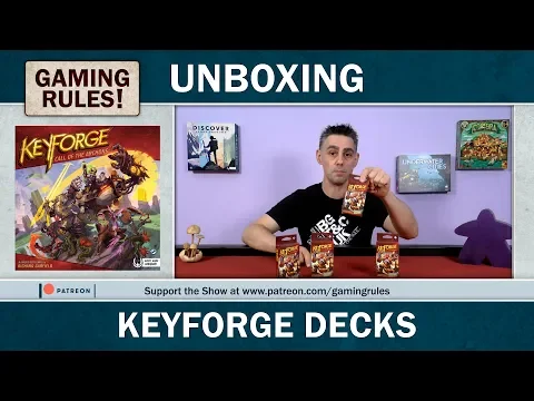 KeyForge - Opening my decks!