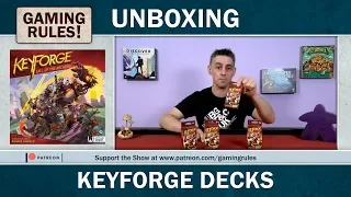 KeyForge - Opening my decks!