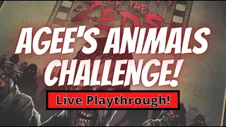 Dawn of the Zeds Solo: A Horse, Dog, & Ape Walk Into A Lab... (Patron Challenge! - EPIC Solo Rules)