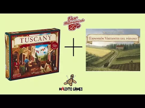 Tuscany y Visitantes del Páramo (expansiones Viticulture) - Maldito Games - Videoreseña