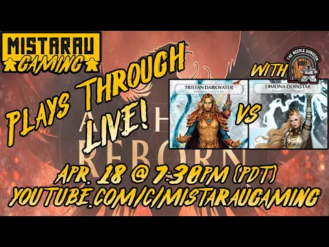Mista Rau Gaming LIVE! Ashes Reborn with The Meeple Dungeon