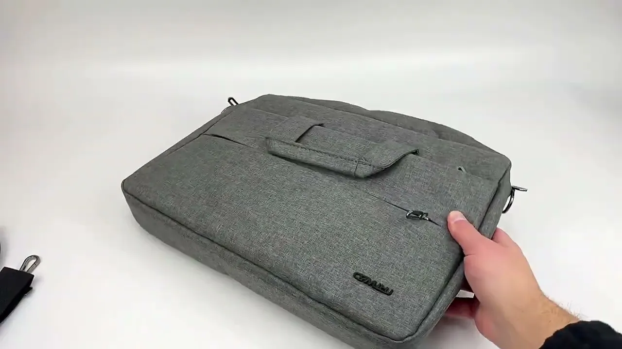 Сумка для ноутбука с усиленной защитой 14-17 JoyArt 1518GR, серая