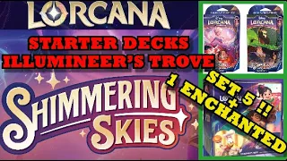 Opening 2 Shimmering Stars Starter Boxes + an Illumineers Trove [DISNEY LORCANA]