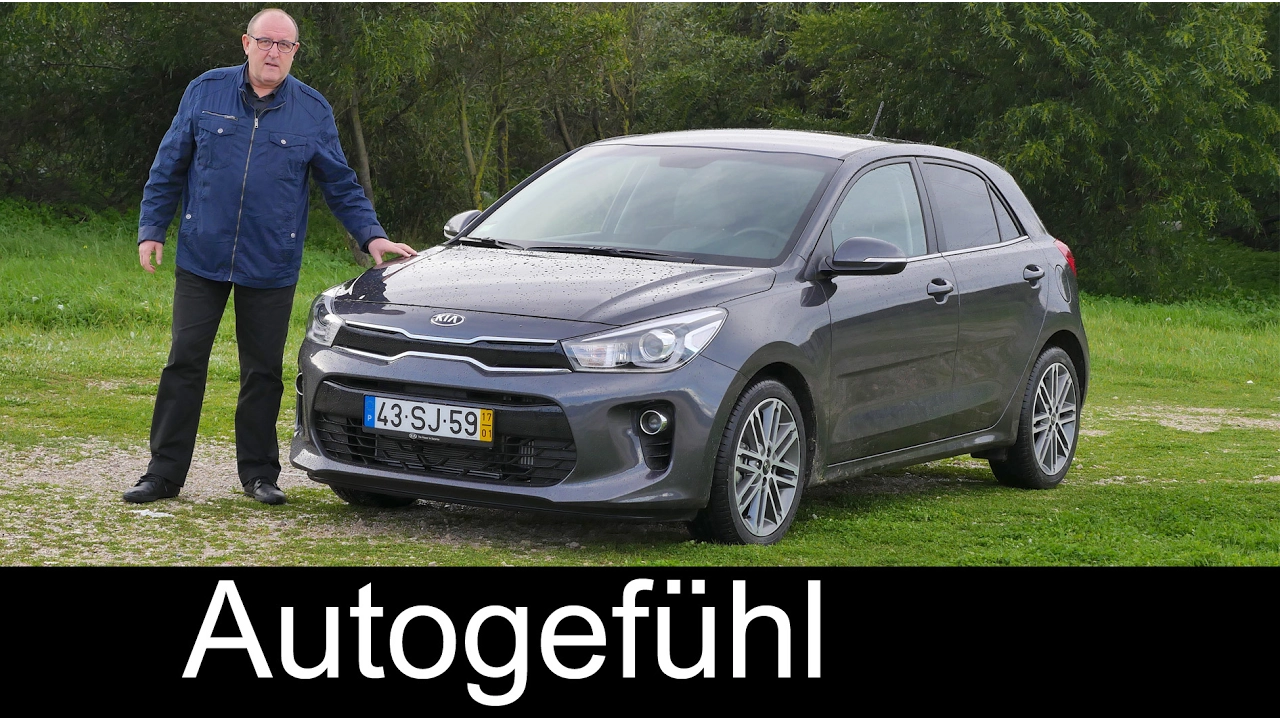 Kia Rio FULL REVIEW test driven 1.0 T-GDI 120 hp Platinum all-new neu 2017/2018 - Autogefühl