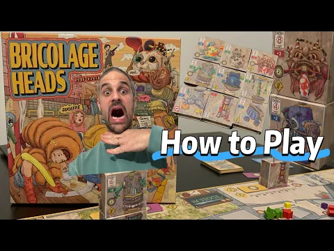 HOW to PLAY BRICOLAGE HEADS |Board Game Review|