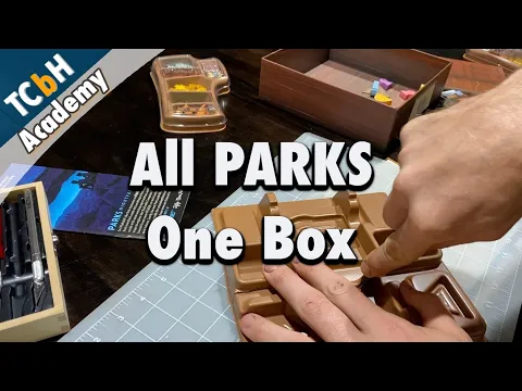 How to fit all of PARKS into one box (base game + Nightfall + Wildlife)