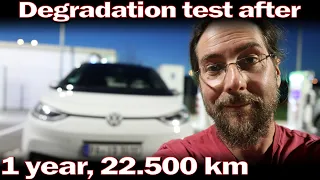 My VW Id.3 lost almost 8% battery in 1 year