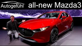 All-new Mazda3 REVIEW Exterior Interior comparison Hatch vs Sedan 2019 2020 Mazda 3 - Autogefühl