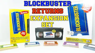 Blockbuster Returns Party Game Unboxing & Review (Blockbuster Party Game Expansion Set)