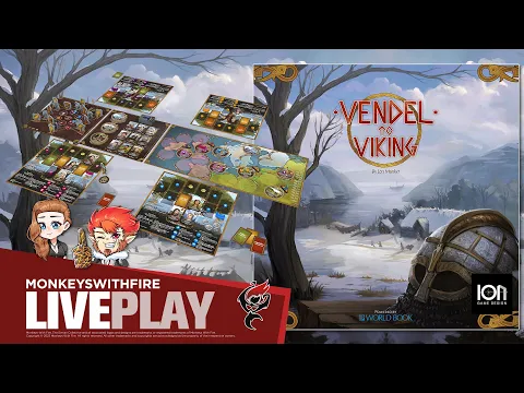 VENDEL TO VIKING - ION GAME DESIGN (PRE-RELEASE) | BOARD GAME LIVE PLAY |