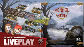 VENDEL TO VIKING - ION GAME DESIGN (PRE-RELEASE) | BOARD GAME LIVE PLAY |