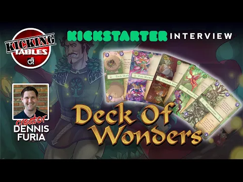 Deck of Wonders Solo TCG Kickstarter Interview with Creator Dennis Furia