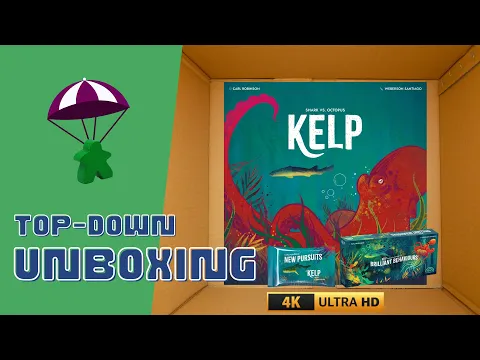 Kelp: Shark vs. Octopus Unboxing (4K) // With Expansions