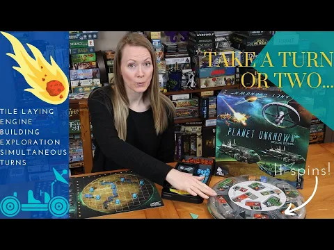 Explore PLANET UNKNOWN! Check Out this Tile-Laying, Engine-Building Exploration Game