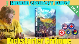 Autobahn - Kickstarter Critique Review