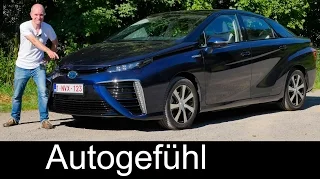 All-new Toyota Mirai FULL REVIEW test driven Fuel Cell car 2017 neu - Autogefühl