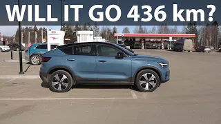 Volvo C40 range test