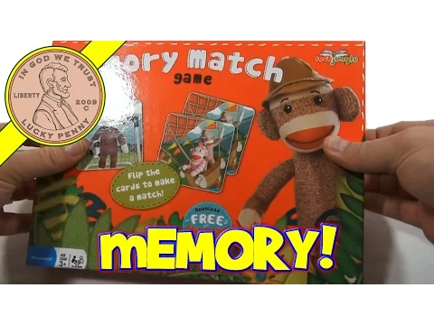  Sock Jungle Memory Match Game - 2011 Cardinal Games-2