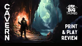 Print & Play Delight or Disaster? 🎭 | Cavern Board Game Review