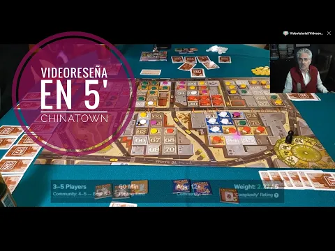 Videoreseña en 5' - Chinatown. Clásico juego de pura negociación ᴴᴰ