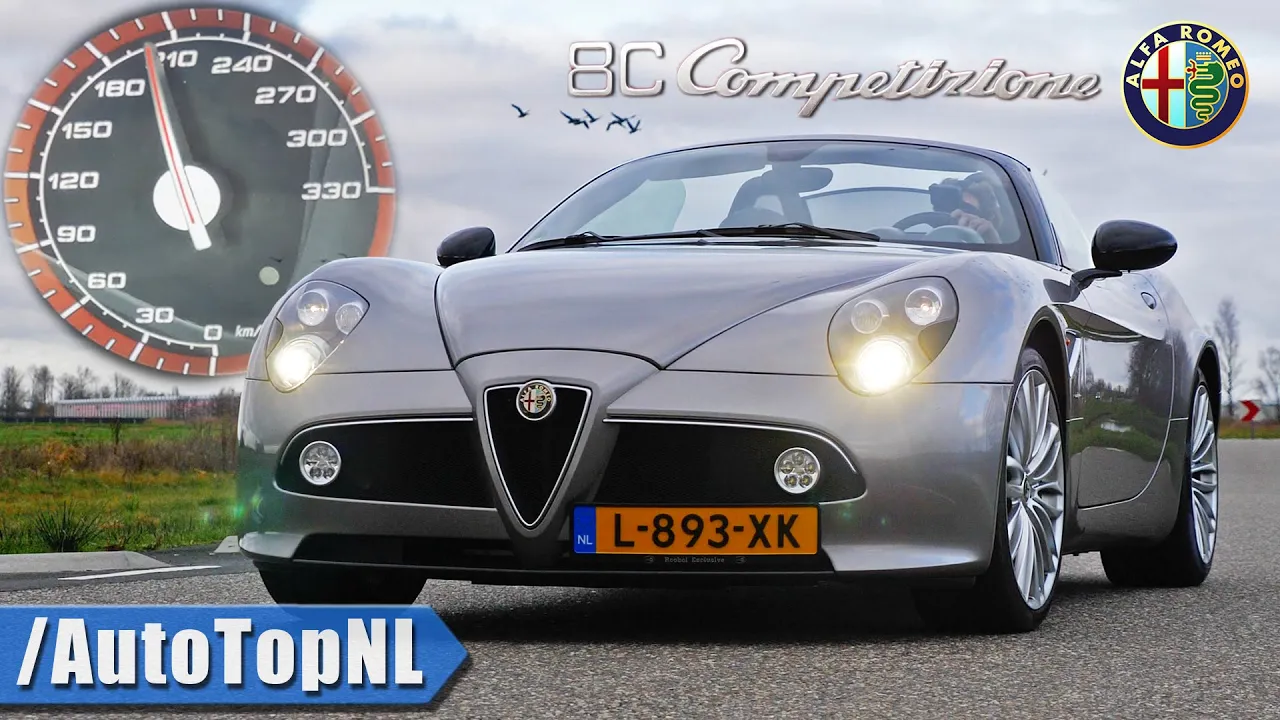 ALFA ROMEO 8C SPIDER | POV 100-200 ACCELERATION & INSANE SOUND by AutoTopNL
