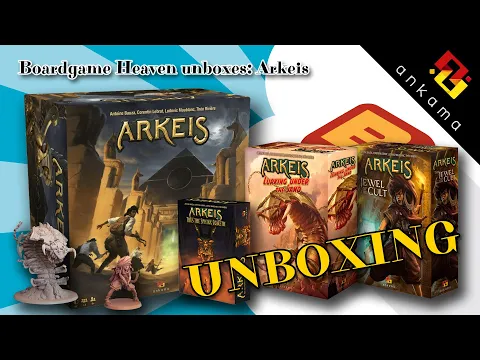 Boardgame Heaven Unboxing 189: Arkeis + expansions (Ankama)
