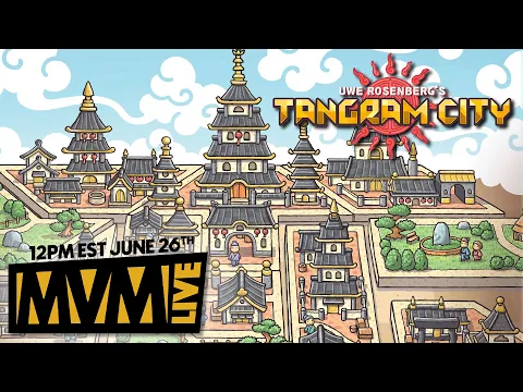 TANGRAM CITY - Live Play of a New Uwe Rosenberg Game!