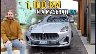 1100KM with an ELECTRIC MASERATI through 5 countries!!