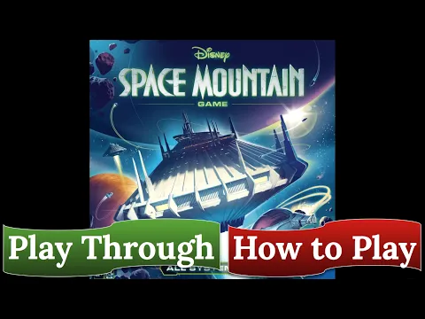 Disney Space Mountain Game: All Systems Go - Play Through & How to Play