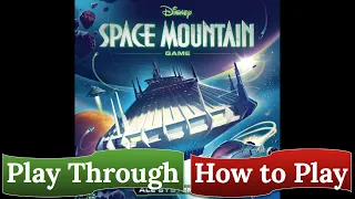 Disney Space Mountain Game: All Systems Go - Play Through & How to Play