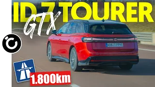 VW ID.7 Tourer Langstreckentest - wie oft muss der GTX Laden?